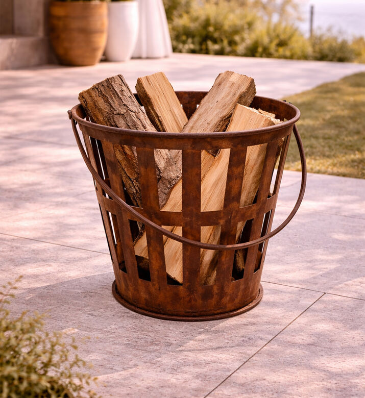 Vaggan Metal Handle Fire Bucket, Packshot View