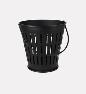 Home Deco and More Metal Fire Basket With Handle, Packshot View