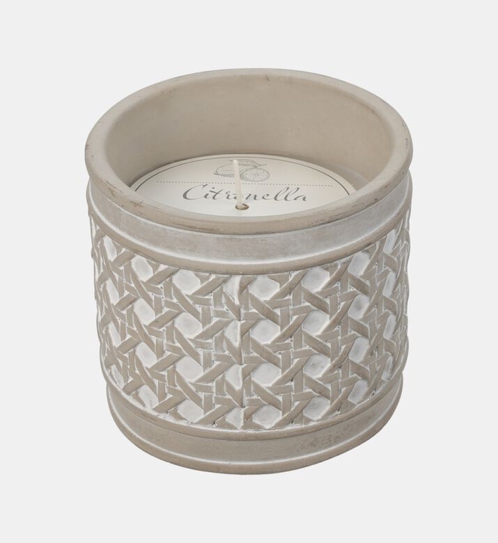 Citronella Candle-in-cement Pot Design 2