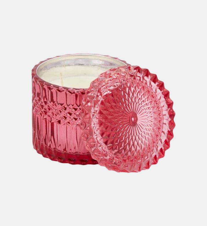 Crystal Glass Lidded Candle