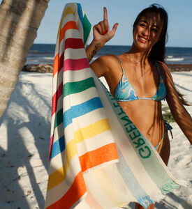 Delmor Stripped Beach Towel