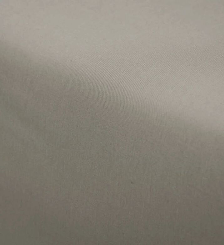 Home Deco and More Cotton Satin Bed Fitted Sheet, Grey, 120x200-cm, Packshot View