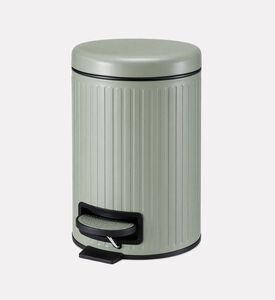 Home Deco and More Iron Foot Pedal Bin, Green, Packshot View