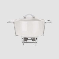 Porcelain Round Food Warmer- 30.5 Cm