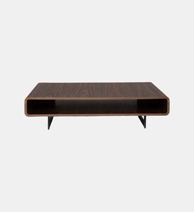 Home Deco and More Mount Rectangular Walnut Coffee Table, Packshot View