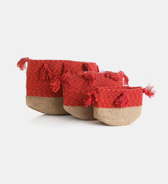 Cotton Fringe Basket