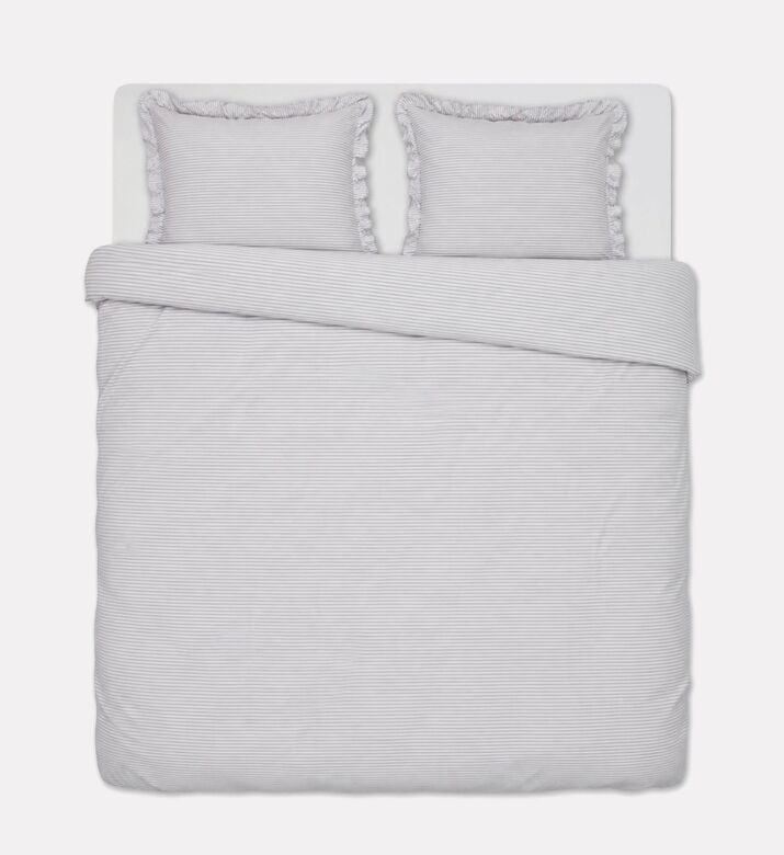 At Home with Marieke Flamboyant Duvet Cover Set, Grey, 260x240-cm, Packshot View