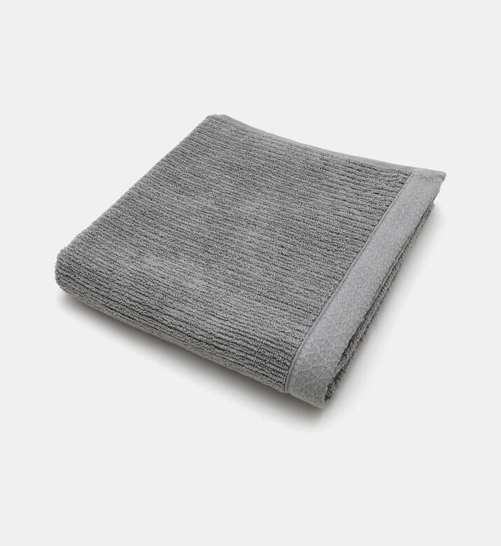 Home Deco and More Moose Cotton Terry Towel, Grey, 100x150-cm, Packshot View