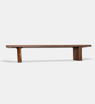 Ethnic Acacia Wood Bench