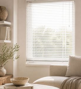 Luance Pvc Slatted Roller Blind, White, 90x180-cm, Packshot View