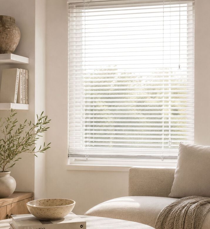 Luance Pvc Slatted Roller Blind, White, 90x180-cm, Packshot View