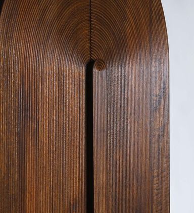 Pillar Mango Wood Cabinet