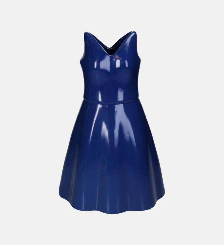 Kersten Dress-shaped Fine Earthenware Vase &ndash; 22.5x16.3x34cm, Packshot View