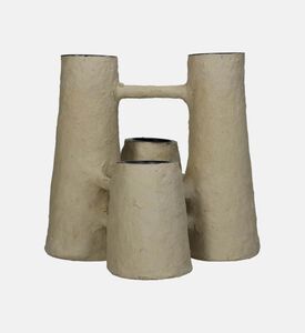 Paper Mache Linked Candle Holder