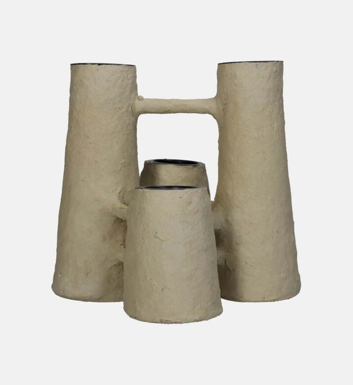 Paper Mache Linked Candle Holder