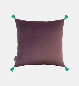 Home Deco and More Dimi Tassel Embroidered Cushion, Packshot View