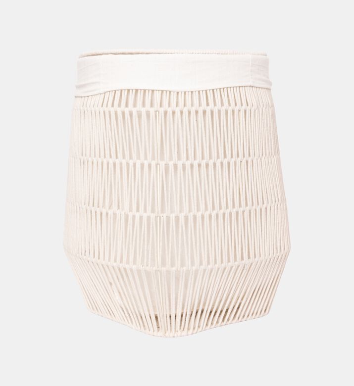 Cotton Rope Lining Laundry Basket