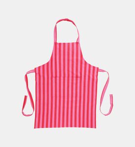 Home Deco and More Cotton Woven Pocket Apron, Red, Packshot View