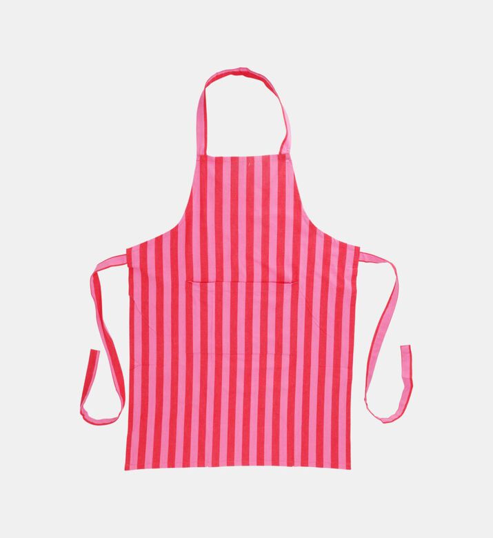 Home Deco and More Cotton Woven Pocket Apron, Red, Packshot View