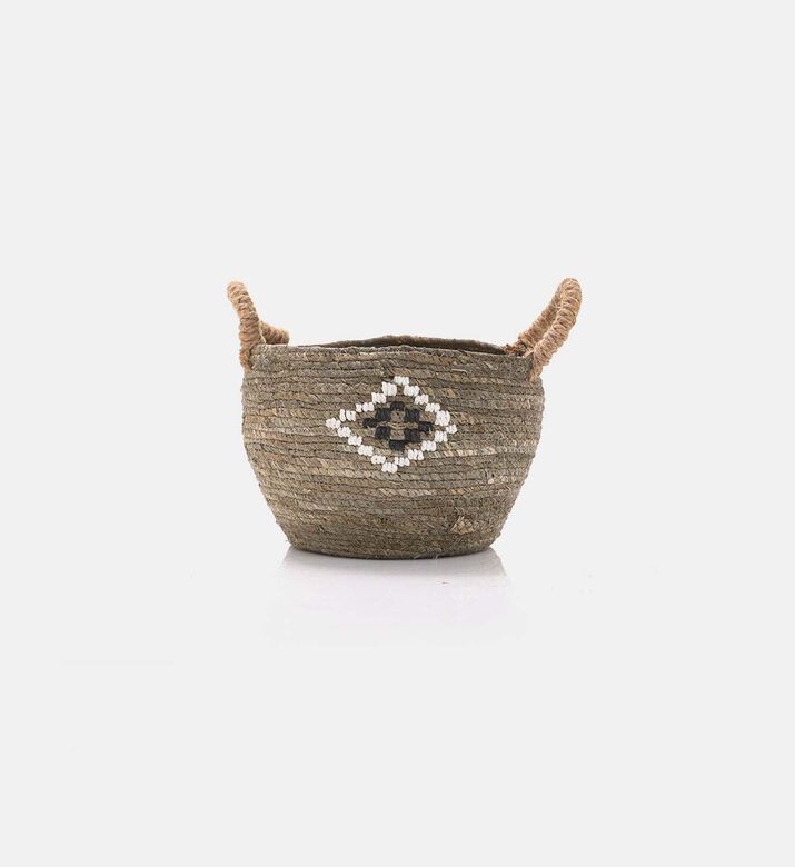 Home and Styling Ornament Basket, Grey, S, Packshot View