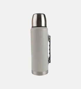 Excellent Houseware Stainless Steel Vacuum Flask, Cream, 1-l, Packshot View