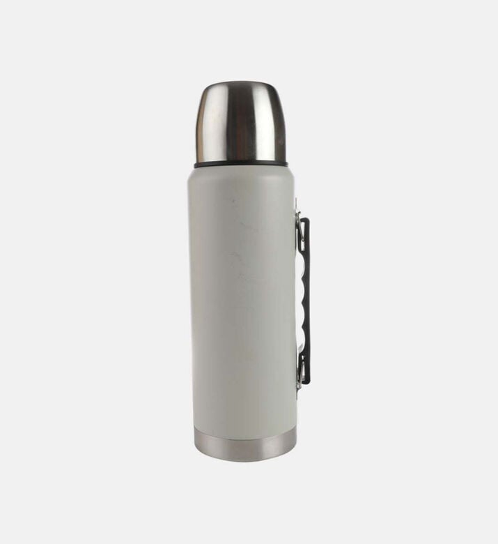 Excellent Houseware Stainless Steel Vacuum Flask, Cream, 1-l, Packshot View
