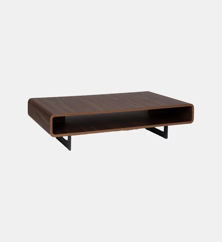 Mount Rectangular Walnut Coffee Table