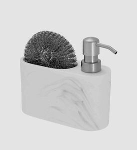 Marble 2-in-1 Soap Dispenser