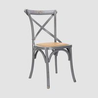 Birch Wood Cross-back Dining Chair