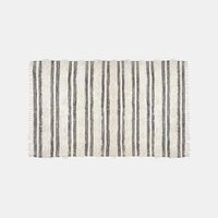 Radika Fabric Square Fringe Rug 120x180 Cm