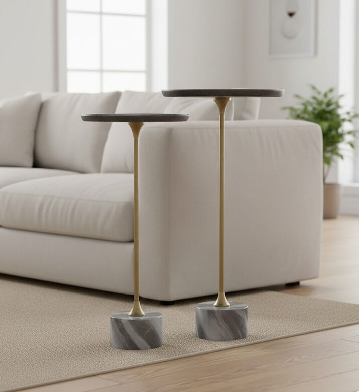 Home Deco and More Nina Cocktail Side Table, Packshot View