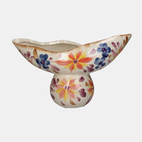 Floral Printed Ceramic Vase 30x11.5x17.5cm