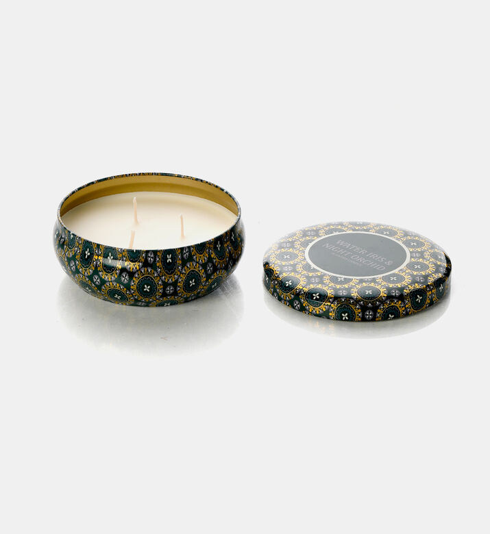 Arabian-inspired Print Candle-in-glass