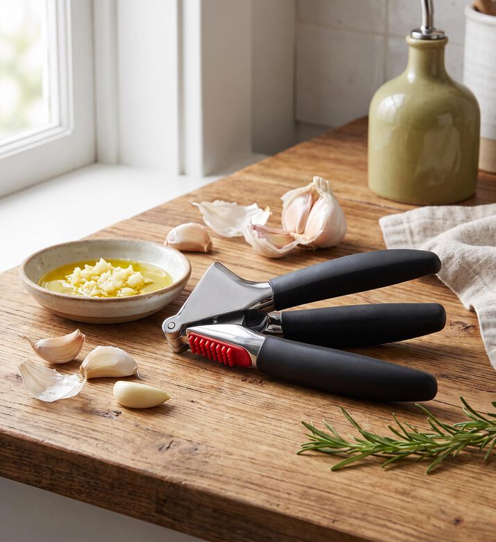 Oxo Stainless Steel Garlic Press, Packshot View