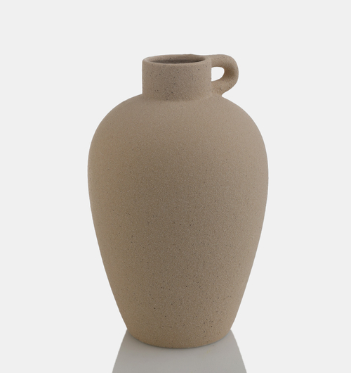Porcelain Oval Handled Vase