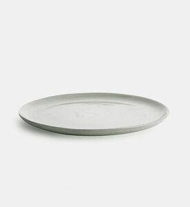 Home Deco and More Porcelain Washed Round Plate, Packshot View