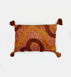 Home Deco and More Twix Cotton Rectangular Cushion, Packshot View