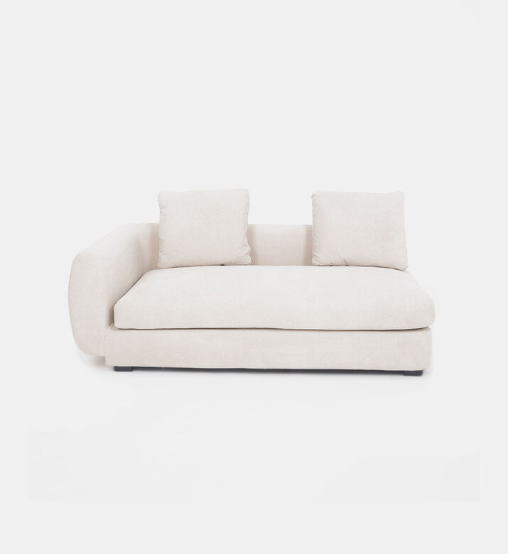 Home Deco and More Marley Left-sided Sofa Corner, Beige, Packshot View