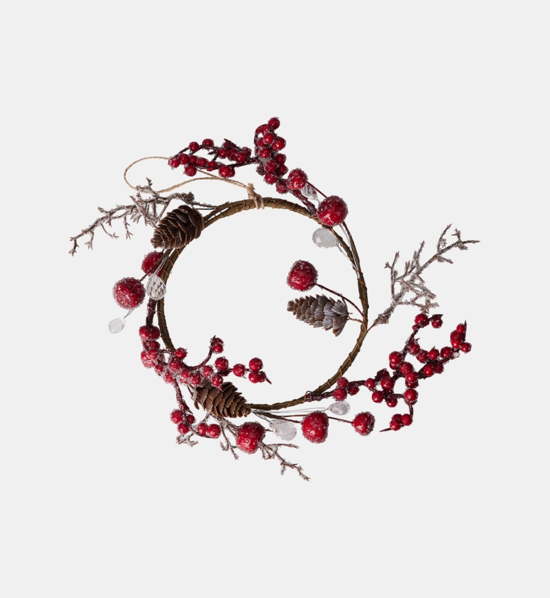 Classic Red Berry Hanging Wreath