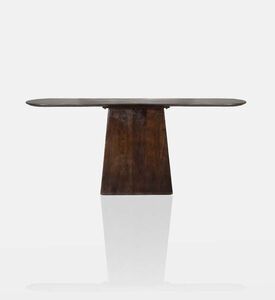 Home Deco and More Aron Wooden Iron Console Table, Packshot View