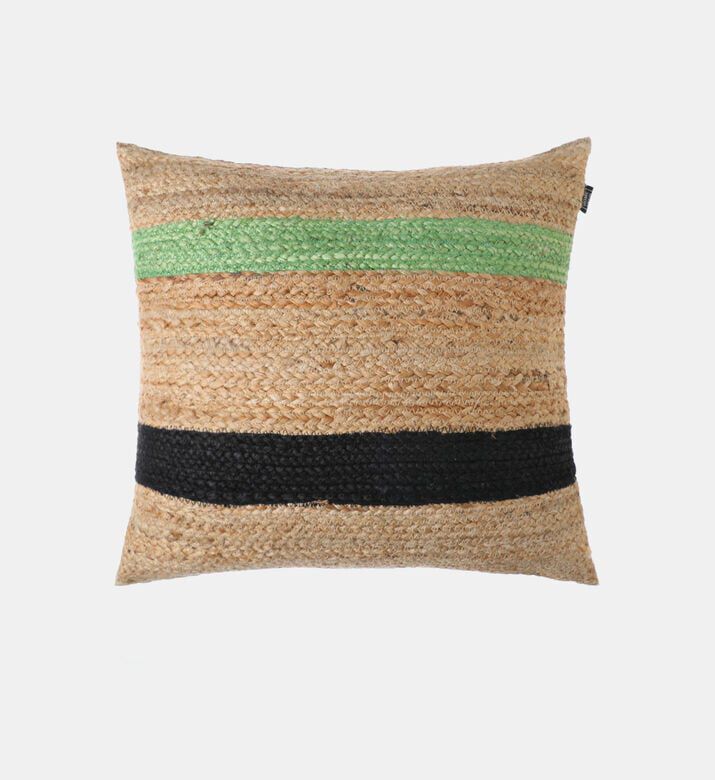 Home Deco and More Walis Jute Fabric Square Filled And Vaccumed Cushion, Packshot View Home Deco and More Walis Jute Fabric Square Filled And Vaccumed Cushion, Packshot View