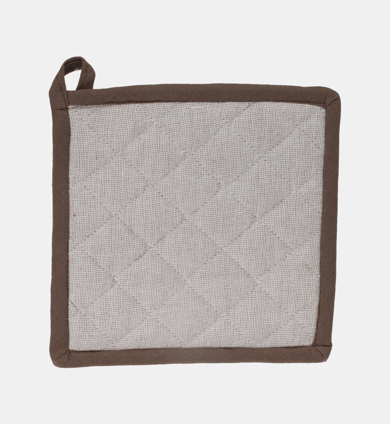 Quilted Contrasted Border Pot Holder