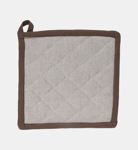 Quilted Contrasted Border Pot Holder