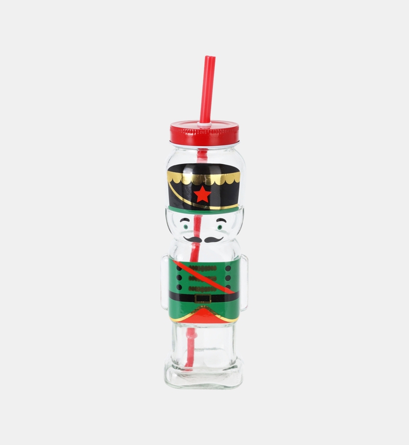 Blue Nutcracker Straw Cup