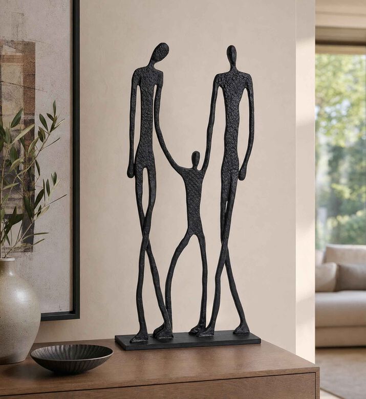 Home Deco and More Family Silhouette Figurine Sculpture, Model View