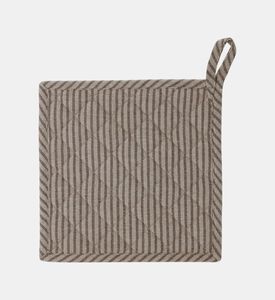 Home Deco and More Cotton Strap Pot Holder, Brown, Packshot View