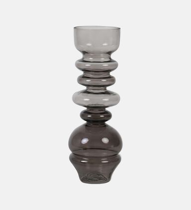 Levon Smoked Glass Vase