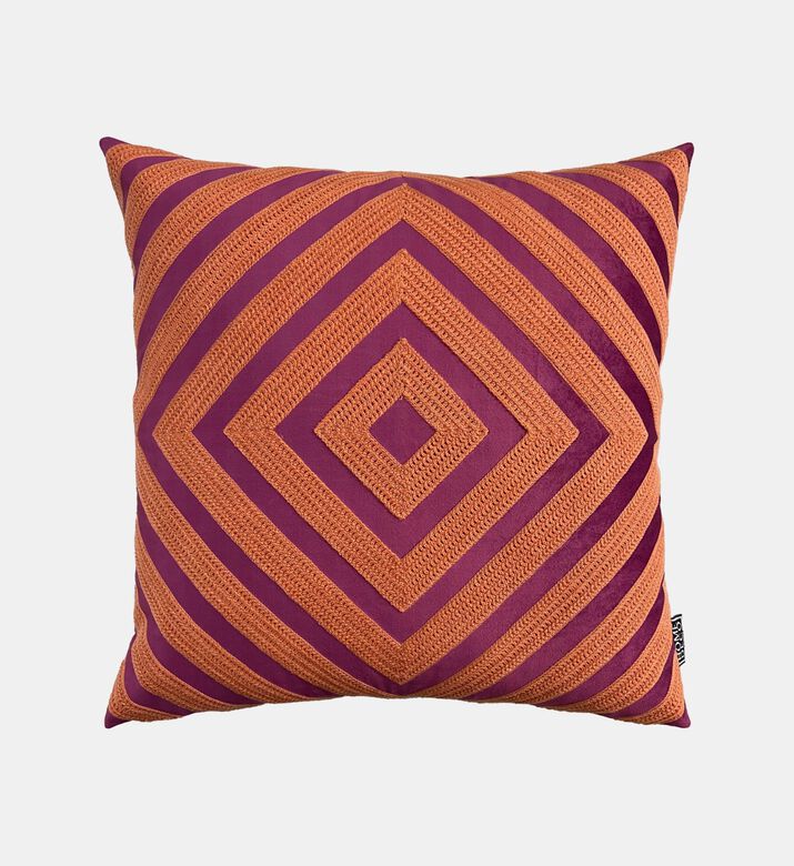 Portal Embroidered Velvet Cushion
