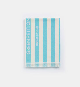 Green Petition Delmor Stripped Beach Towel, Blue, 100x180-cm, Packshot View
