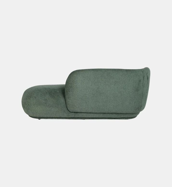 Home Deco and More Lectus Serpentine Lounge Sofa, Green, Packshot View